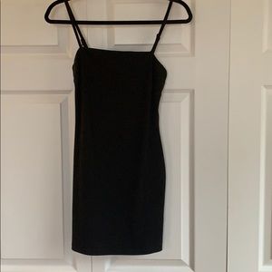 White fox little black dress